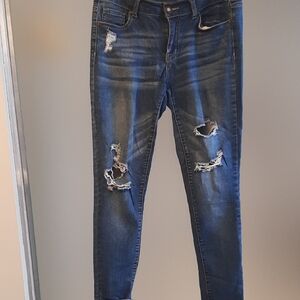 Wax jeans size 9. Ripped style